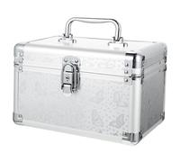 Homoyoyo Makeup Box Large Multi-Layer Cosmetic Storage Case Professional Portable Pedicure and Beauty Tool Organizer for Makeup Artists