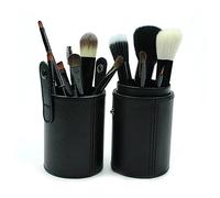 Homoyoyo Makeup Brush Barrel Storage Bucket Stainless Steel Button Organizer for Hair Accessories Portable Easy to Clean