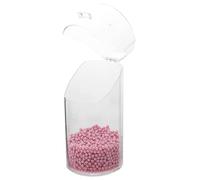 Homoyoyo Makeup Brush Storage Tube Acrylic Cover Cylinder Design for Organizing Cosmetics Tools and Keeping Brushes Dust Your Vanity