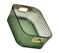 Homoyoyo Makeup Cosmetic Storage Box Open Design Organizer for Skincare Snacks Sundries Versatile Bedroom Bathroom Office Tidy Up Your Space with Design
