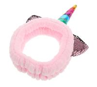 Homoyoyo Makeup Spa Unicorn Headband Soft Hair Band for Women Face Cleaning Headb