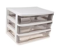 Homoyoyo Makeup Storage Box Desktop Cosmetic Organizer Case Drawers for Cosmetics Small Storage Cabinet for Vanity Table