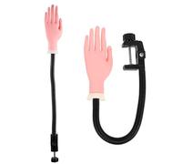 Homoyoyo Manicure Prosthetic Hands Flexible Arm Model for Nail Practice Fake Hand Model for Nail Art for False and Manicure Training