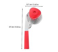 Homoyoyo Manual Can Sealer Tool with Non-skid Handle Sturdy Iron and Abs Construction Easy Operation Home Can Sealing Device Vacuum Seal Press for Kitchen Use Red