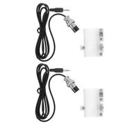 Homoyoyo Manual Switch for Fluid Dispensing Machines Compact Lightweight Design Easy Manual Operation 2pcs 3 Pin Wired Plastic Hand Controller and Precise Control for Glue Dispenser