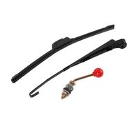 Homoyoyo Manual Utv Windshield Wiper Kit with Hand Operated Crank and Rear Arm Replacement for Snowmobiles and Motorcycles Semi-Enclosed Weatherproof Design