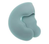 Homoyoyo Massage Bed Headrest Cushion Large U-Shaped Soft Silicone Face Down Pillow with Hole for Beauty Salon Spa Matcha Green