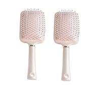 Homoyoyo Massage Paddle Hair Brush Set 2pcs Detangling Combs for Women Large Cushion Brushes for Long Thick Hair Scalp Massagers for Home Use for Students and Girls
