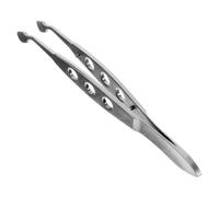 Homoyoyo Meibomian Gland Massage Forceps Lid Treatment Women Skincare Woman Precision Removal First Professional Round Tip Tweezers Product Precise Expression Glands Silver Stainless Steel