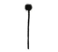Homoyoyo Men’s Human Hair Dreadlock Extension 8 Inch Black Permanent Loc Extensions for Women and Men Real Hair Locs Suitable for Hairstyles and Daily Wear