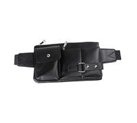 Homoyoyo Mens Messenger Bag Multifunctional Shoulder Chest Bag Vintage Design Lightweight Pu Leather Fanny Pack