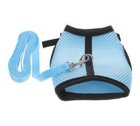 Homoyoyo Mesh Small Pet Harness and Leash for Rabbits and Guinea Pigs Even Pressure Distribution Pulling Rope for Comfortable Outdoor Walks Stylish and Traction Rope for Bunny and Small