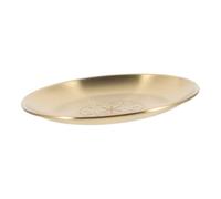 Homoyoyo Metal Altar Tray with Pentacle and Triple Moon Design Decorative Jewelry Dish and Ring Holder Compact Key Dish for Witchcraft Wiccan Altar Supplies Elegant Sacrificial Table