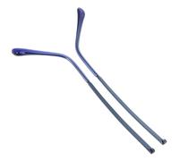 Homoyoyo Metal Eyeglasses Temple Replacement Arms Sturdy Glasses Legs Repair Kit for Frames Blue Eyeglass Arm Legs Prevent Frame Breakage and Discomfort
