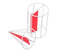 Homoyoyo Metal Frame Cylinder Cone Models with Equal Base Height Rotating Discs Geometric Solids for Elementary Math Classroom Teaching Volume and Surface Area