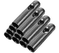 Homoyoyo Metal Umbrella Tail Beads Versatile Parasol Accessories 10pcs Replacement Simple and Practical Design for Repairing and Upgrading for Folding Umbrella Bone Covers