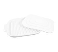 Homoyoyo Microwave Baking Tray Silicone Bread Baking Tray Bacon Oven Rack Reusable Non-Slip Heat Resistant Safe for Food for Cooking