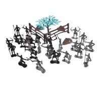 Homoyoyo Military Soldier Model Playset with 24 Ancient Roman Figures and Accessories, Sturdy Plastic for Boys and Historical Role Play