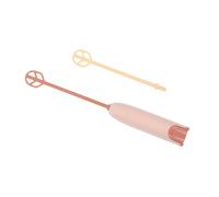 Homoyoyo Mini Electric Handheld Mixer with Extended Handle for Milk Powder and Drinks Detachable Design for Easy Cleaning Portable Kitchen Mixing Tool