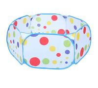 Homoyoyo Mini Hedgehog Cage Foldable Pet Fence for Small Animals, Blue Rainbow Design, Pet Hamster and Rabbit Playpen for Indoor Use