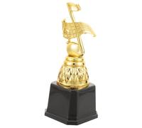 Homoyoyo Mini Plastic Musical Note Trophy for Competition, Electroplated Music Award Trophy Decoration for ’s Singing Contests