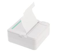 Homoyoyo Mini Pocket Wireless Label Printer, Portable Photo and Wrong Question Printing Machine, Blue Color 5 Rolls of Thermal Paper, Suitable for Students and Study Organization