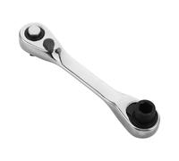 Homoyoyo Mini Ratchet Hex Wrench Portable Hand Tool with Reversible Toggle for Automotive and Home Maintenance Lightweight Double-Ended Socket Wrench for Quick Repairs and Outdoor Use