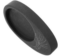 Homoyoyo Mini round Calligraphy Inkstone Set for Students, Traditional Chinese Ink Slab for Grinding and Preserving Ink, Portable Painting and Writing Accessory