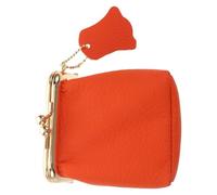 Homoyoyo Mini Vintage Lipstick Holder Bag for Travel Portable Makeup Pouch Solid Kiss Lock for Small Cosmetic Storage in Purse