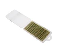 Homoyoyo Miniature Artificial Craft Grass Tufts for Railroad Scenery Model Realistic Texture Static Grass Clusters for DIY Micro Landscape Natural Looking Model for Train Layouts and