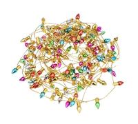 Homoyoyo Miniature Christmas String Lights Mini House Decor Colorful Micro Landscape Fairy Lights for Dollhouse Accessories DIY Holiday Garland Craft