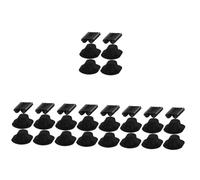 Homoyoyo Miniature Doll Hats Set - 40pcs Black Mini Top Hats with Sunglasses for Crafting - DIY Projects and Perfect Accessories for Dolls and Figurines