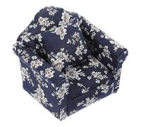 Homoyoyo Miniature Hamster Bed Small Pet Sofa Decorative Nest for Ferret and Hamster Cage Cozy Resting Spot Cute Floral Pattern Single-seat Model for Dollhouse Small Animal Play