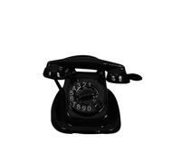 Homoyoyo Miniature Vintage Rotary Phone Dollhouse Accessory Retro Decoration for Collectors Craftsmanship for Dollhouse Displays and Home Decor