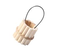 Homoyoyo Miniature Wooden Bucket Model for Dollhouse Decoration Small Wooden Pail with Fine Craftsmanship Creative Mini Scene Accessory Realistic DIY for Mini House Enthusiasts