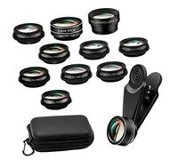 Homoyoyo Mobile Phone Lens for Photography Wide Angle and Macro Lens Kit for Phone Camera Compatible Smartphones for Outdoor Travel and Everyday Shooting