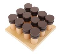 Homoyoyo Montessori Smell Training for Nose Stimulating Sensory Plaything with Smooth Safe Wood Fine Texture Educational Learning Tool for Development