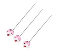 Homoyoyo Muffin Tester Cake Testing Skewers Silver Tester Stainless Steel Biscuit Stirring Pin