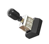 Homoyoyo Multi Function Date Roller Stamp with Knob Handle for School Stationery DIY Scrapbooking Crafting Smooth Burr Surface for Decoration