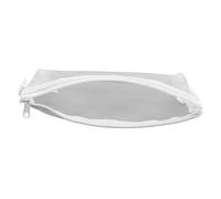 Homoyoyo Multi-Function Large Pencil Bag Aesthetic Mesh Pencil Pouch for Stationery Organization Lightweight Design for Students and Artists White