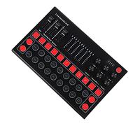 Homoyoyo Multi-functional Live Sound Card Led Lights Usb Audio Interface for Streaming Mixing