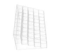 Homoyoyo Multi-grid Lipstick Organizer 40 Slots 2pcs Household Lipstick Stand Cosmetic Display Rack for Vanity Makeup Storage