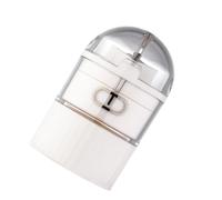 Homoyoyo Multi-Purpose Medicine Crusher Holder Case White Plastic Portable Pill Splitter with Storage Box for Travel Camping People Who Have Difficulty Taking Large Tablets