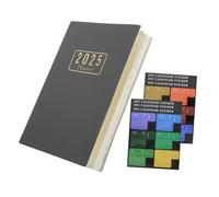 Homoyoyo Multi Use Academic Planner with Monthly Tabs Portable Organizer for Work Students Home Artificial Cover Thick for Ink Protection for Daily Planning and Scheduling