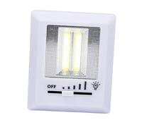 Homoyoyo Multifunctional Magnetic Wall Night Light with Rotary Slide Switch | Abs White Finish, Emergency Illumination for Hallways and Camping, Set with Magnets Included