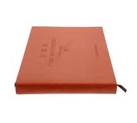 Homoyoyo Multifunctional Portable Account Book with Faux Cover Horizontal Format Bookkeeping Handbook for Students and Professionals Simple Practical Ledger Journal