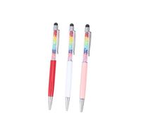Homoyoyo Multifunctional Touchscreen Stylus Pen Crystal Ball Retractable Capacitive Pen for Tablets Smartphones Office Supplies Random Color
