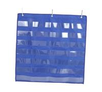 Homoyoyo Multilayer Pet Daily Schedule Pocket Chart for Classroom Early Education Sentence Strip Hanging Bag with Clear Pockets Space Saving Wall Organizer for Teachers and Students