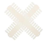 Homoyoyo Nail Tips Display Board 2pcs 72-count Flat Nail Polish Tip Swabs Single-sided Natural Color Salon Use