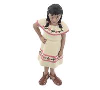 Homoyoyo Native Girl Figures Miniatures Realistic Ethnic People for Sand Tray Model Train Scenery for Creative Play Historical Dioramas and Collectible Displays